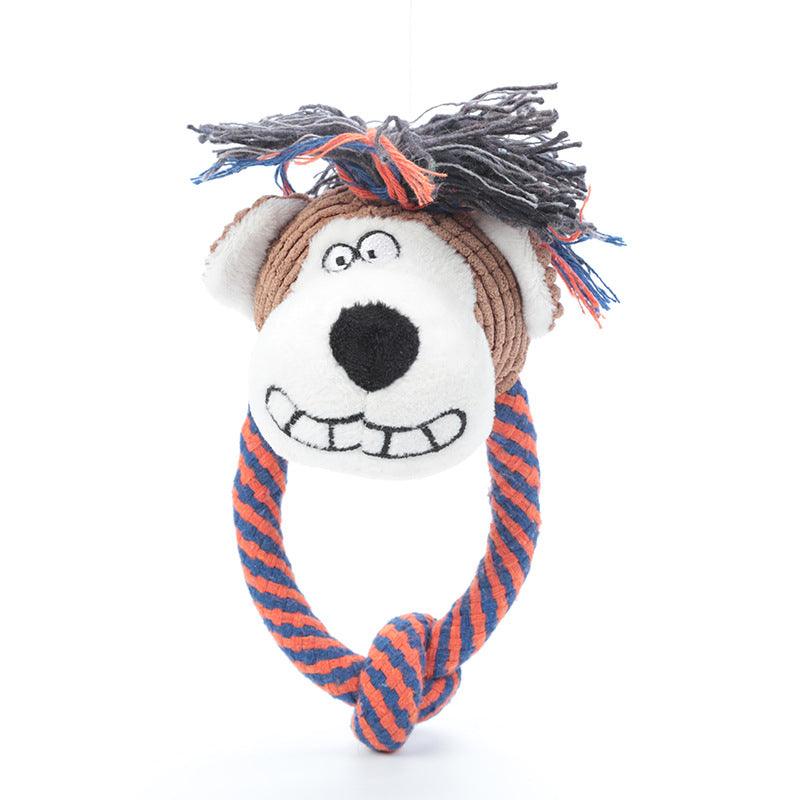 Playful Paws Cotton Rope Toys - Interactive Dog Teeth Cleaning And Sound Grinding Pet Toys