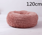 Cozy Haven: Luxurious Round Pet Bed For Winter Comfort